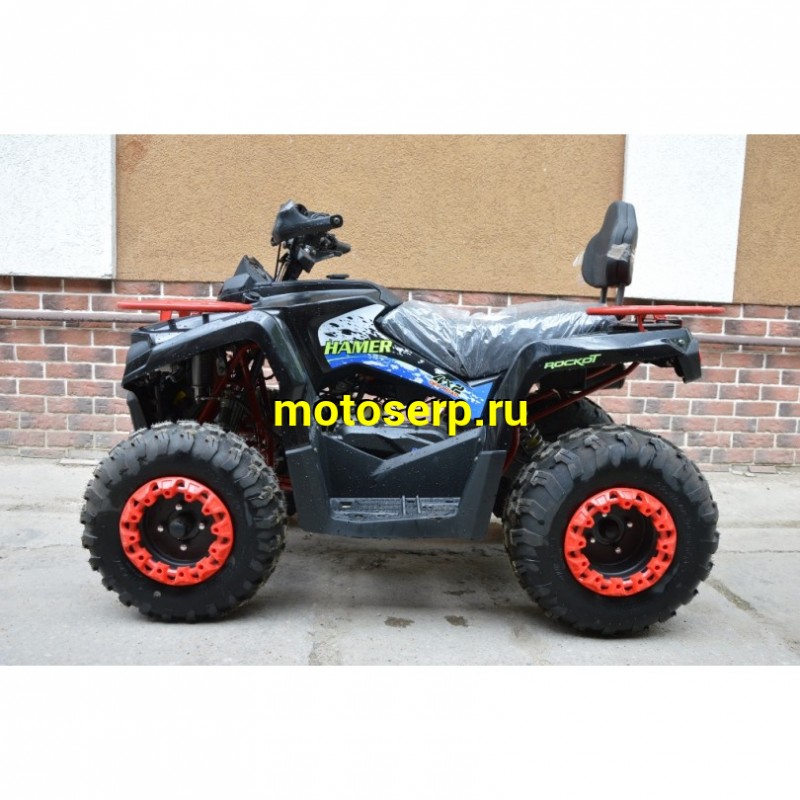 Купить  200cc Квадроцикл ROCKOT HAMMER-200 PREMIUM (Mikilon) утилит 2х4, 4Т.; 200cc; электр, вариат с рев. диск/диск Лебедка Фаркоп, линзы (шт) (Rockot купить с доставкой по Москве и России, цена, технические характеристики, комплектация фото  - motoserp.ru