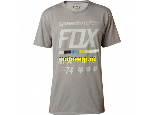 Купить  Футболка Fox Draftr SS Tech Tee Heather Dark Grey (S) (шт) (0 купить с доставкой по Москве и России, цена, технические характеристики, комплектация фото  - motoserp.ru