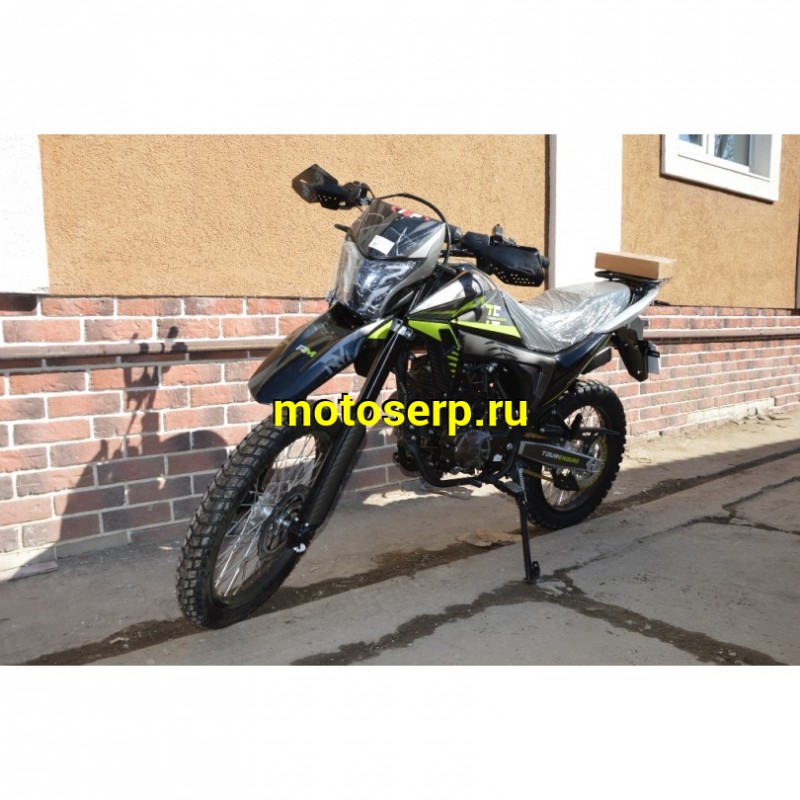 Купить  Мотоцикл внедорожный Regulmoto TE-300 (Tour Enduro) PR Черный/ зеленый (ЭПТС), Тур-эндуро, 21/18, 172FMM + баланс. вал, 4T, 300cc, 6КПП (шт) купить с доставкой по Москве и России, цена, технические характеристики, комплектация фото  - motoserp.ru