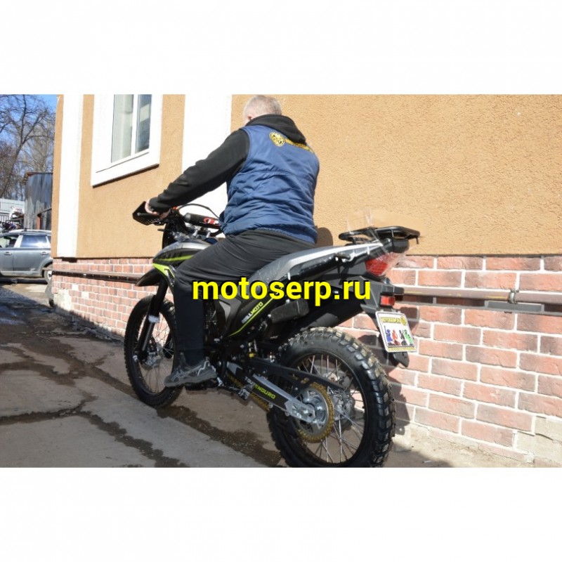 Купить  Мотоцикл внедорожный Regulmoto TE-300 (Tour Enduro) PR Черный/ зеленый (ЭПТС), Тур-эндуро, 21/18, 172FMM + баланс. вал, 4T, 300cc, 6КПП (шт) купить с доставкой по Москве и России, цена, технические характеристики, комплектация фото  - motoserp.ru