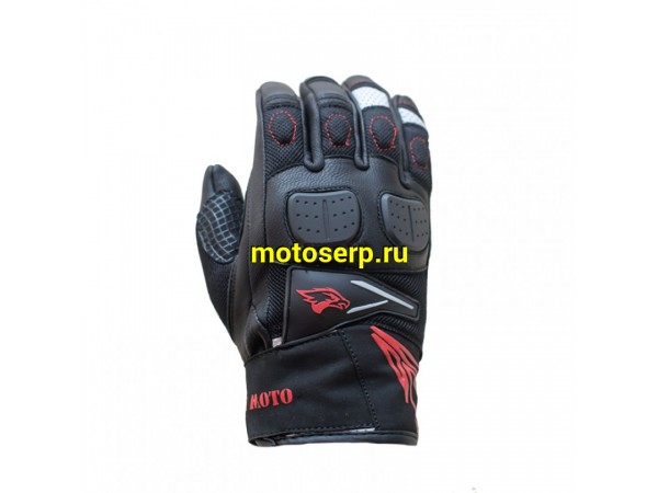 Купить  Перчатки  HAWK MOTO "Black Fox"  р-р XL (пар) (HAWK купить с доставкой по Москве и России, цена, технические характеристики, комплектация фото  - motoserp.ru