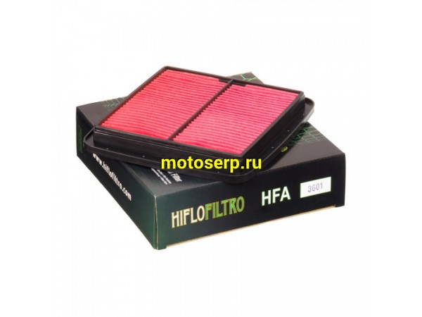 Купить  Фильтр воздушный HI FLO HFA3601 JP (шт) купить с доставкой по Москве и России, цена, технические характеристики, комплектация фото  - motoserp.ru