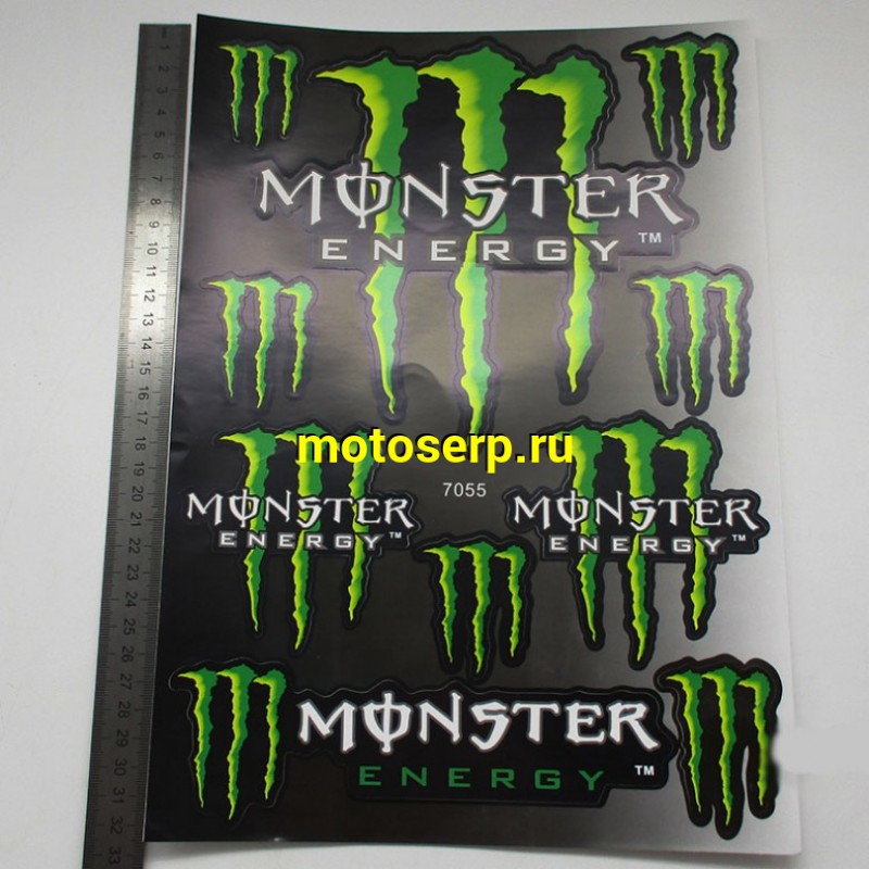 Купить  Наклейки (набор) MONSTER ENERGY (34х23см) (шт) (MT N-690 купить с доставкой по Москве и России, цена, технические характеристики, комплектация фото  - motoserp.ru