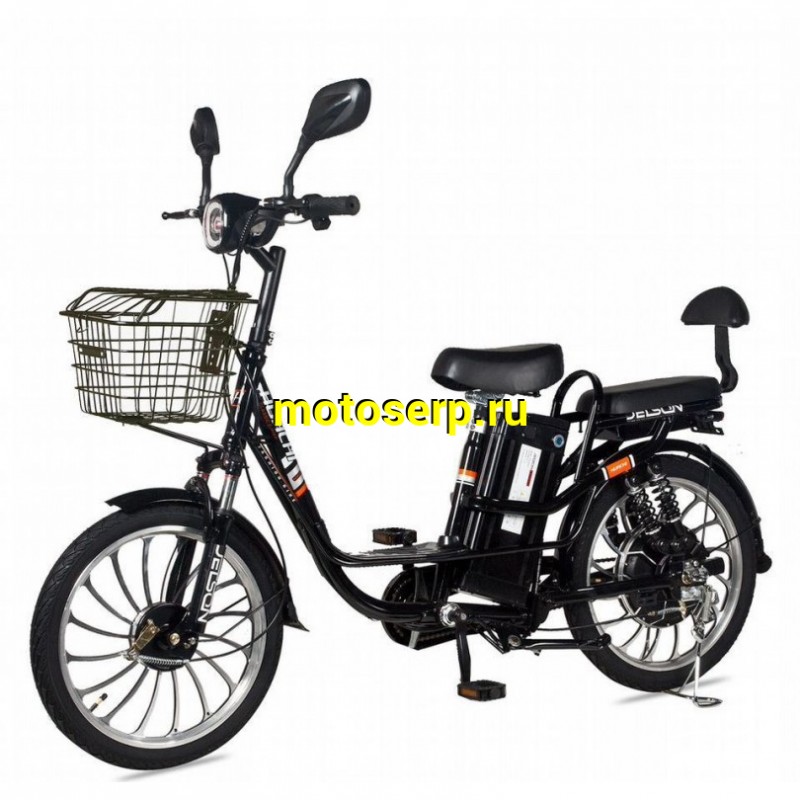 Купить  ====Электровелосипед 20" 350 Вт Курьерский HUACHI 2-х местный (туристический) рама-сталь, тормз - барабан, съёмная Li-ion батарея 48V 13Ah (шт) (Кит купить с доставкой по Москве и России, цена, технические характеристики, комплектация фото  - motoserp.ru