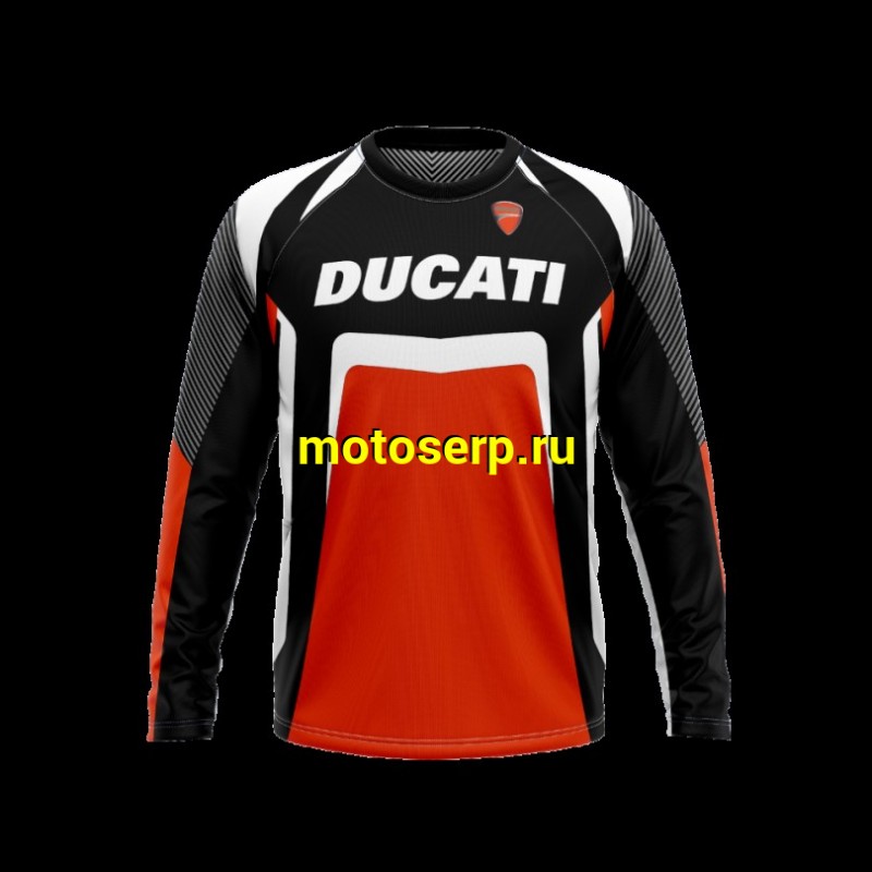 Купить  Джерси (футболка для мотокросса) V-RUS DUCATI (цвет: мультицвет) (XXL) (шт) (МотоЯ купить с доставкой по Москве и России, цена, технические характеристики, комплектация фото  - motoserp.ru