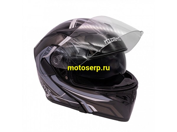 Купить  Шлем трансформер (модуляр) KIOSHI Tourist 316 М серый р-р XL (шт) (Regul 102288-16 купить с доставкой по Москве и России, цена, технические характеристики, комплектация фото  - motoserp.ru