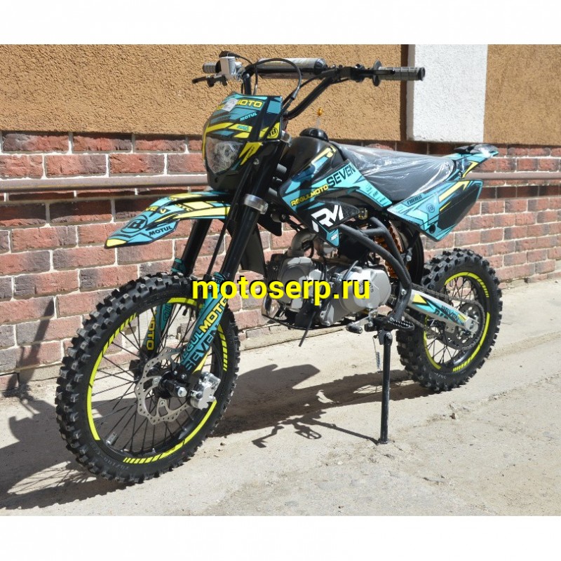 Купить  Питбайк Regulmoto SEVEN (спортинв), 17/14, 4Т, 125(50)сс. (зал) (шт) купить с доставкой по Москве и России, цена, технические характеристики, комплектация фото  - motoserp.ru