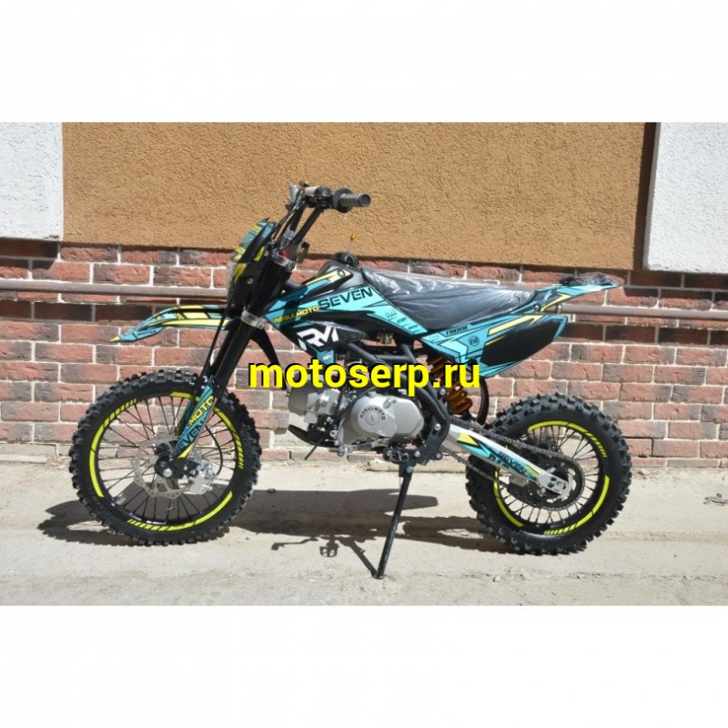 Купить  Питбайк Regulmoto SEVEN (спортинв), 17/14, 4Т, 125(50)сс. (зал) (шт) купить с доставкой по Москве и России, цена, технические характеристики, комплектация фото  - motoserp.ru