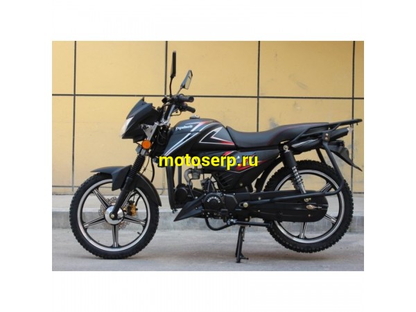 Купить  Мопед Regulmoto Alpha (RM-4) Черный 4Т; 50cc;  колеса 17/17"литые; 4пер, диск/бар (шт) 01250 (ФОТО купить с доставкой по Москве и России, цена, технические характеристики, комплектация фото  - motoserp.ru