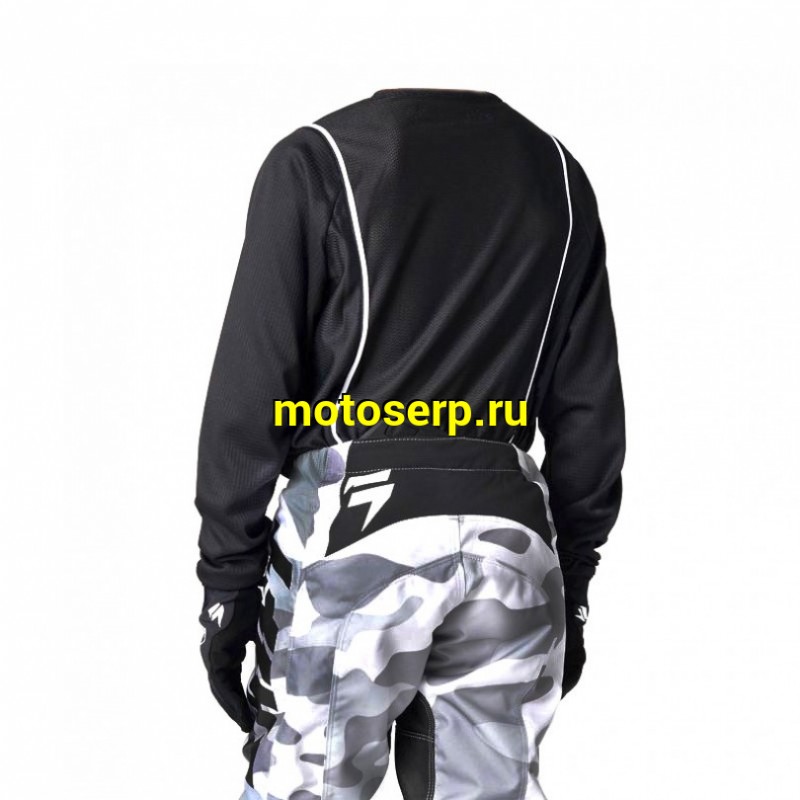 Купить  Джерси (футболка для мотокросса) Shift White Label G.I. Fro Youth Jersey (Black, YL, 2021 (шт) (Fox 26386-001-YL купить с доставкой по Москве и России, цена, технические характеристики, комплектация фото  - motoserp.ru