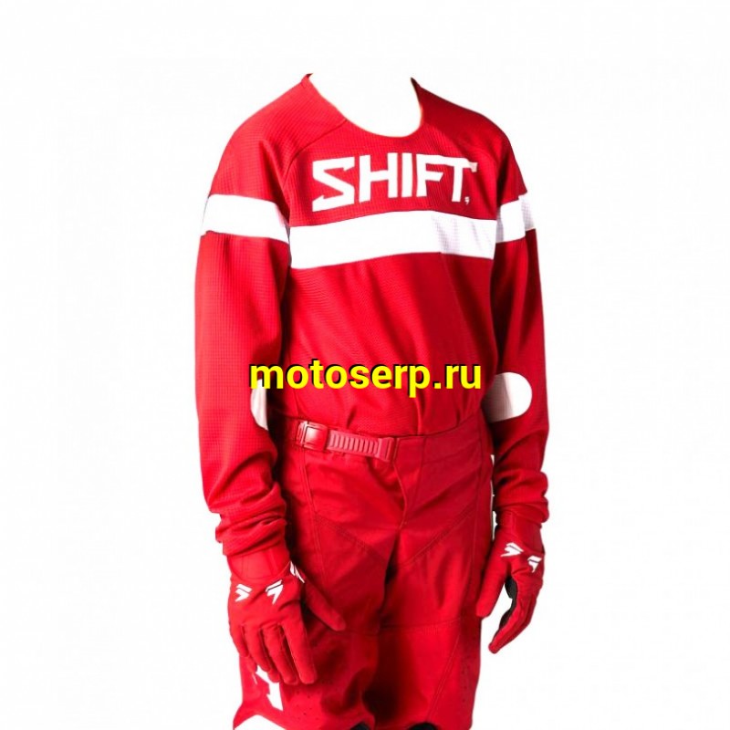 Купить  Джерси (футболка для мотокросса) Shift White Label Haut Youth Jersey (Red, YL, 2022 (Fox 26698-003-YL купить с доставкой по Москве и России, цена, технические характеристики, комплектация фото  - motoserp.ru