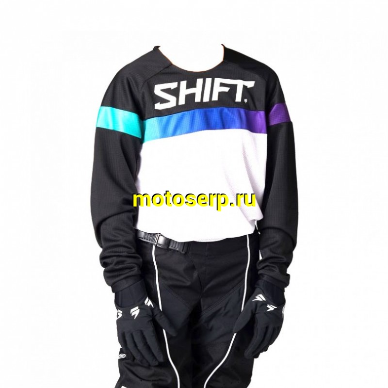 Купить  Джерси (футболка для мотокросса) Shift White Label Ultra Youth Jersey (Fox 26385-476-YL купить с доставкой по Москве и России, цена, технические характеристики, комплектация фото  - motoserp.ru