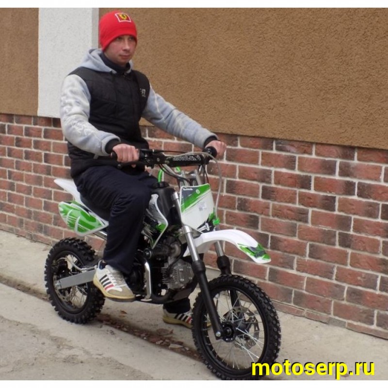 Купить  Питбайк Motoland APEX 10 (спортинв), 14/12, 4Т, 110cc, АВТОМАТ, эл-стартер, диск/диск (шт) (ML 11007 (ML 17988 (ФОТО купить с доставкой по Москве и России, цена, технические характеристики, комплектация фото  - motoserp.ru