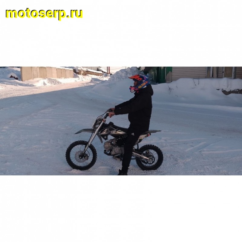 Купить  Питбайк Regulmoto FIVE EA 125  (полуавтомат КПП) 17/14" Серый/ черный  (шт) купить с доставкой по Москве и России, цена, технические характеристики, комплектация фото  - motoserp.ru