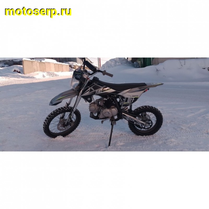 Купить  Питбайк Regulmoto FIVE EA 125  (полуавтомат КПП) 17/14" Серый/ черный  (шт) купить с доставкой по Москве и России, цена, технические характеристики, комплектация фото  - motoserp.ru