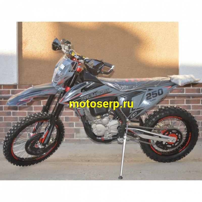Купить  ====Мотоцикл Кросс/Эндуро Fidelis Et Fortis S3 (Фиделис С3) ( GR8 F250A-M ) (спортинв) 21/18, 250cc, ZS172FMM,подвеска MNT (шт) (ТехМаркет купить с доставкой по Москве и России, цена, технические характеристики, комплектация фото  - motoserp.ru