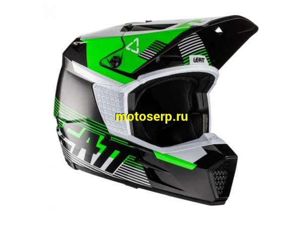 Купить  Шлем Кросс (Детский)  Leatt Moto 3.5 Junior Helmet (Black, L, 2022 (1022010221)) (шт) (Fox УТ-00022412 купить с доставкой по Москве и России, цена, технические характеристики, комплектация фото  - motoserp.ru