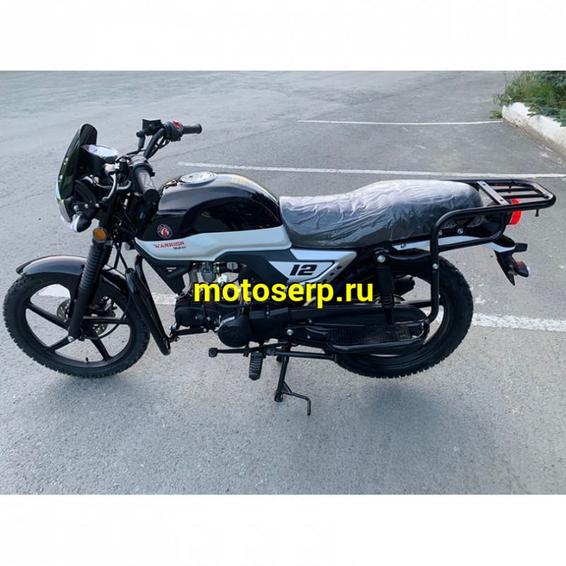 Купить  Мопед RATO Alpha Warrior 50 (Варриор) 4Т, LED светотехника, длинная база, кол 17", диск/бараб, эл/кик старт. (зал) (шт) 01250 (P.moto (Хар купить с доставкой по Москве и России, цена, технические характеристики, комплектация фото  - motoserp.ru