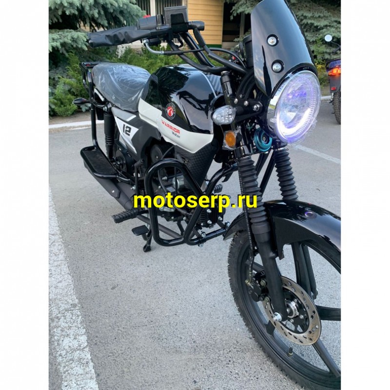 Купить  Мопед RATO Alpha Warrior 50 (Варриор) 4Т, LED светотехника, длинная база, кол 17", диск/бараб, эл/кик старт. (зал) (шт) 01250 (P.moto (Хар купить с доставкой по Москве и России, цена, технические характеристики, комплектация фото  - motoserp.ru