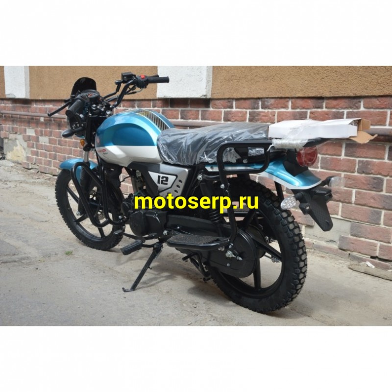 Купить  Мопед RATO Alpha Warrior 50 (Варриор) 4Т, LED светотехника, длинная база, кол 17", диск/бараб, эл/кик старт. (зал) (шт) 01250 (P.moto (Хар купить с доставкой по Москве и России, цена, технические характеристики, комплектация фото  - motoserp.ru