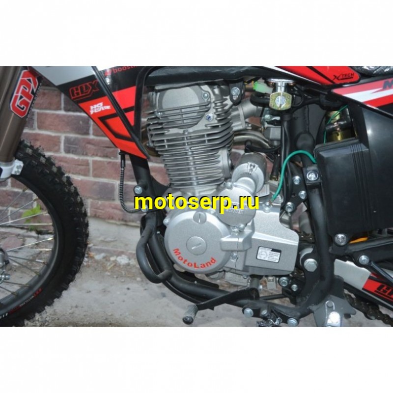 Купить  ====Мотоцикл Кросс/Эндуро Motoland XR 250 LITE (спортинв), красный 21/18, 165FMM, 250сс, диск (шт) (ML 18392 купить с доставкой по Москве и России, цена, технические характеристики, комплектация фото  - motoserp.ru