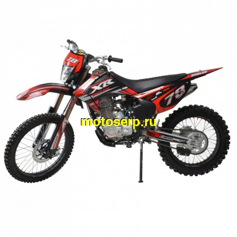 Купить  ====Мотоцикл Кросс/Эндуро Motoland XR 250 LITE (спортинв), красный 21/18, 165FMM, 250сс, диск (шт) (ML 18392 купить с доставкой по Москве и России, цена, технические характеристики, комплектация фото  - motoserp.ru