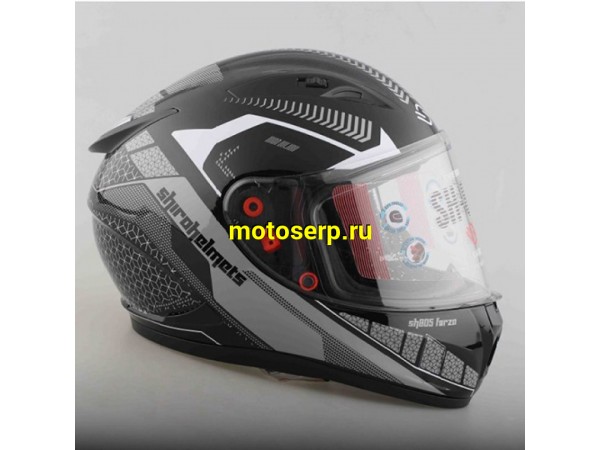 Купить  Шлем закрытый SHIRO SH-805 FORZA черный/серый (интеграл) (L) (шт) (MM 01482 купить с доставкой по Москве и России, цена, технические характеристики, комплектация фото  - motoserp.ru