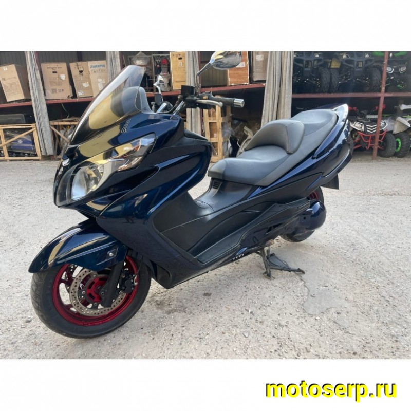 Купить  ====Максискутер Suzuki Skywave 400 2007 г.в. 19327км Из Японии,без пробега по РФ  купить с доставкой по Москве и России, цена, технические характеристики, комплектация фото  - motoserp.ru