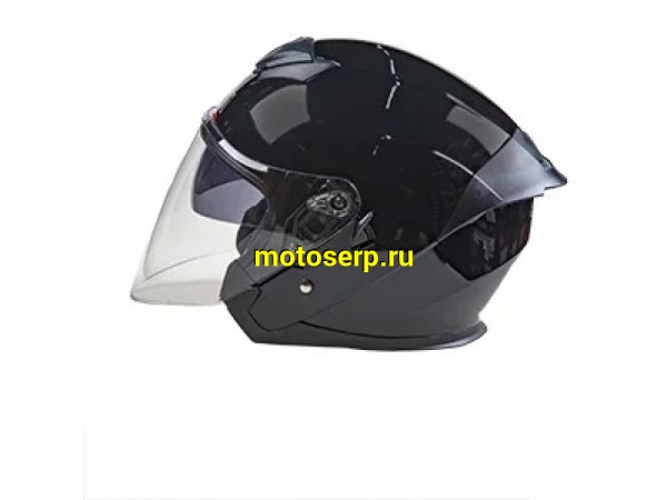 Купить  Шлем открытый  со стеклом AiM JK526  Black Glossy XS (шт) (AIM 526-001-XS купить с доставкой по Москве и России, цена, технические характеристики, комплектация фото  - motoserp.ru