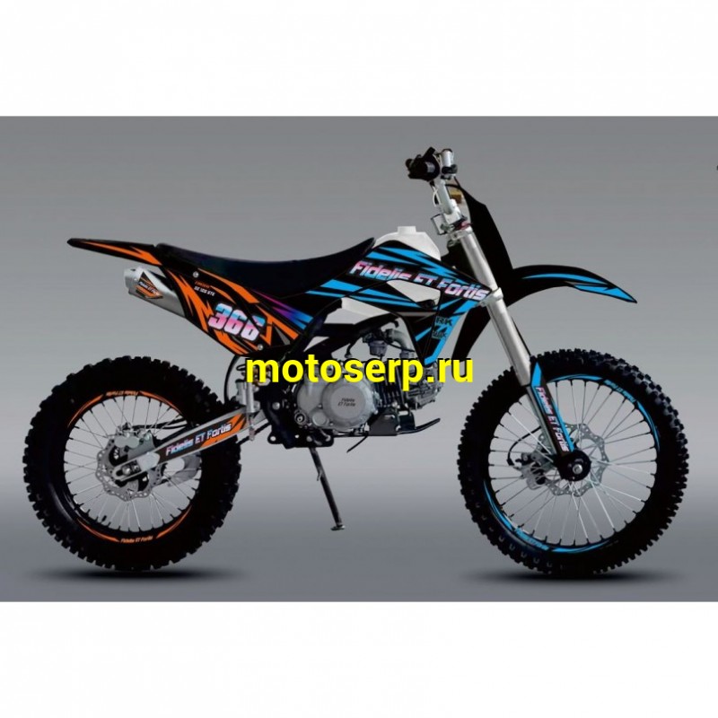 Купить  ====Питбайк Fidelis Et Fortis SE 150 E PRO (спортинв), 17/14, 4T, 150сс, фара, электро/кикстар., вилка перев., диск/диск (шт) (ТехМаркет купить с доставкой по Москве и России, цена, технические характеристики, комплектация фото  - motoserp.ru