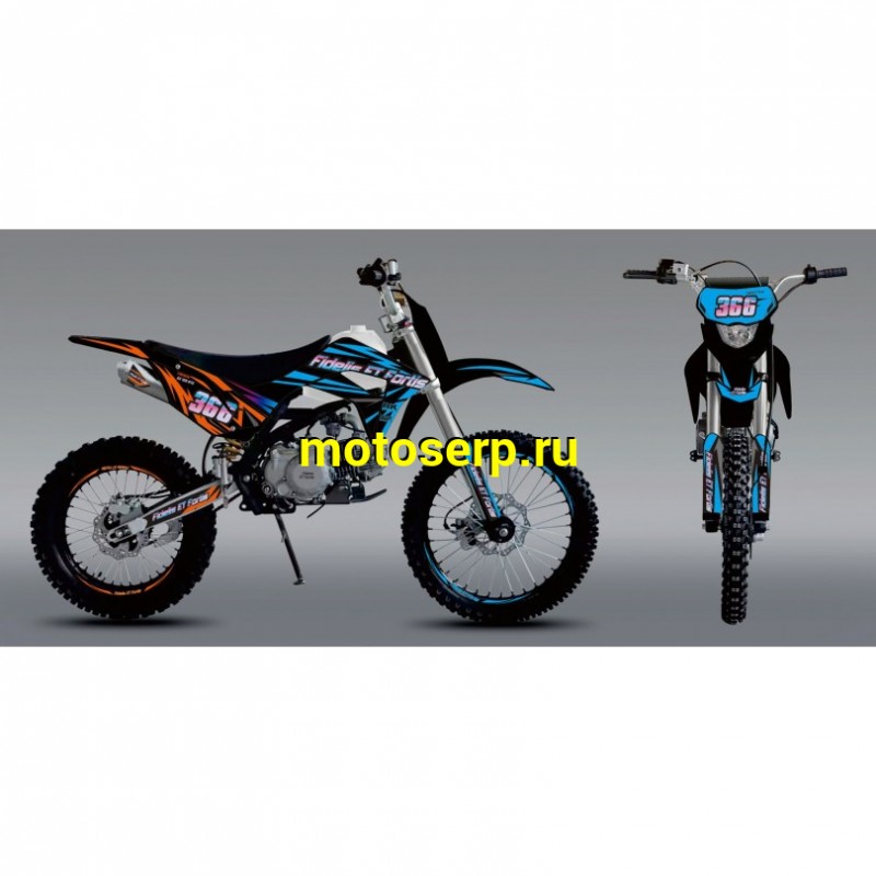 Купить  ====Питбайк Fidelis Et Fortis SE 150 E PRO (спортинв), 17/14, 4T, 150сс, фара, электро/кикстар., вилка перев., диск/диск (шт) (ТехМаркет купить с доставкой по Москве и России, цена, технические характеристики, комплектация фото  - motoserp.ru