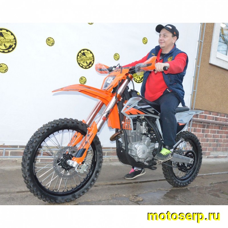Купить  ====Мотоцикл Кросс/Эндуро GR8 F300A-M (4T 175FMM) Enduro LITE (2023 г.) (зал) (шт) (GR купить с доставкой по Москве и России, цена, технические характеристики, комплектация фото  - motoserp.ru