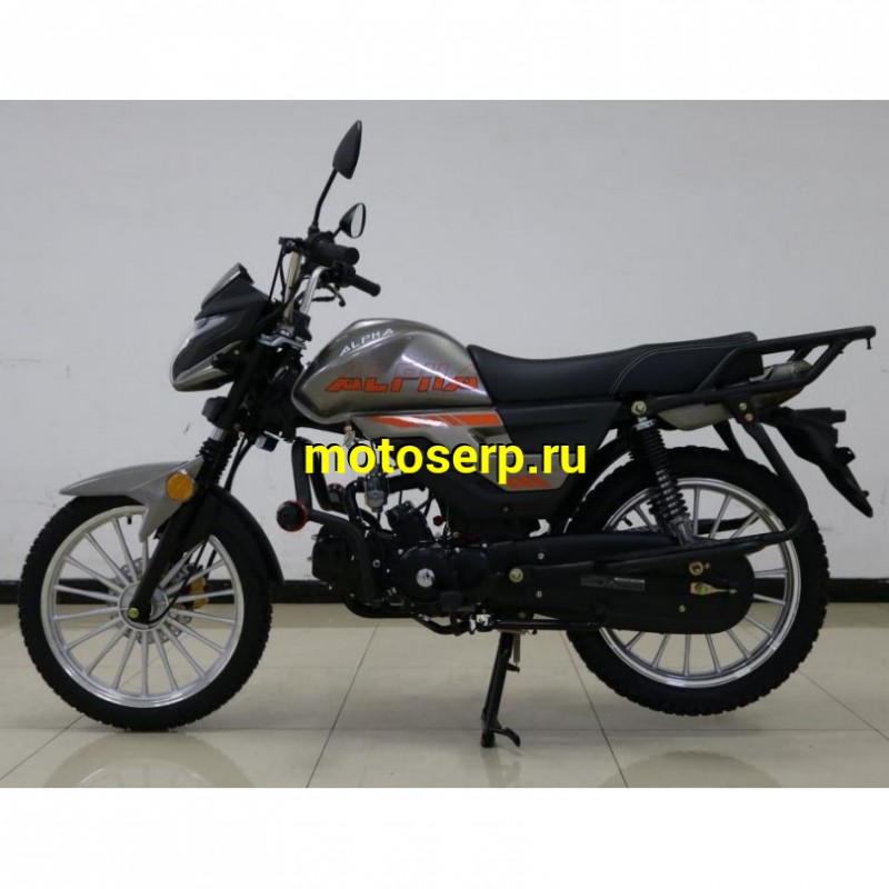 Купить  Мопед Alpha V  4Т; 50cc; колеса 17"литые; 4пер, эл. старт;  (зал) (шт) 01250 (Глотов купить с доставкой по Москве и России, цена, технические характеристики, комплектация фото  - motoserp.ru