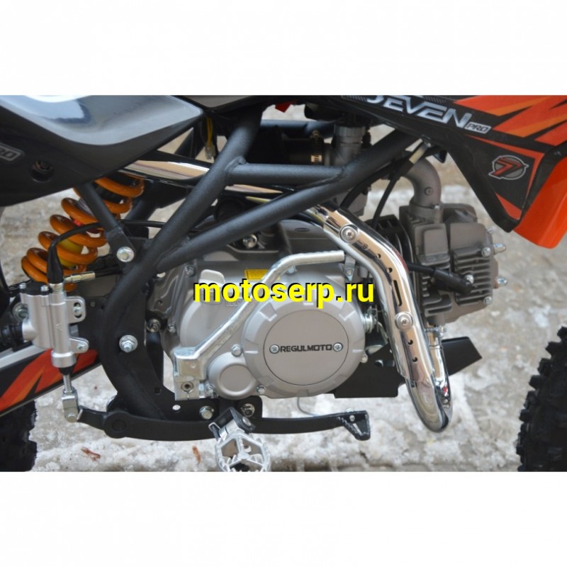 Купить  Питбайк Regulmoto SEVEN PRO 125 (50)сс (спортинв), 17/14, 4Т, 125сс. (шт) купить с доставкой по Москве и России, цена, технические характеристики, комплектация фото  - motoserp.ru