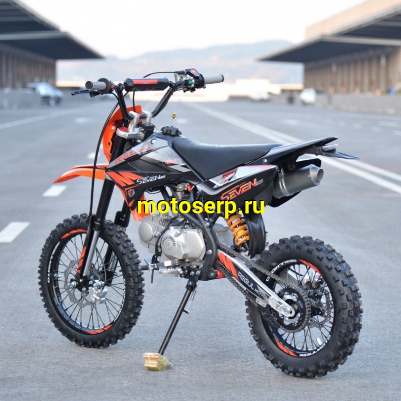 Купить  Питбайк Regulmoto SEVEN PRO 125 (50)сс (спортинв), 17/14, 4Т, 125сс. (шт) купить с доставкой по Москве и России, цена, технические характеристики, комплектация фото  - motoserp.ru