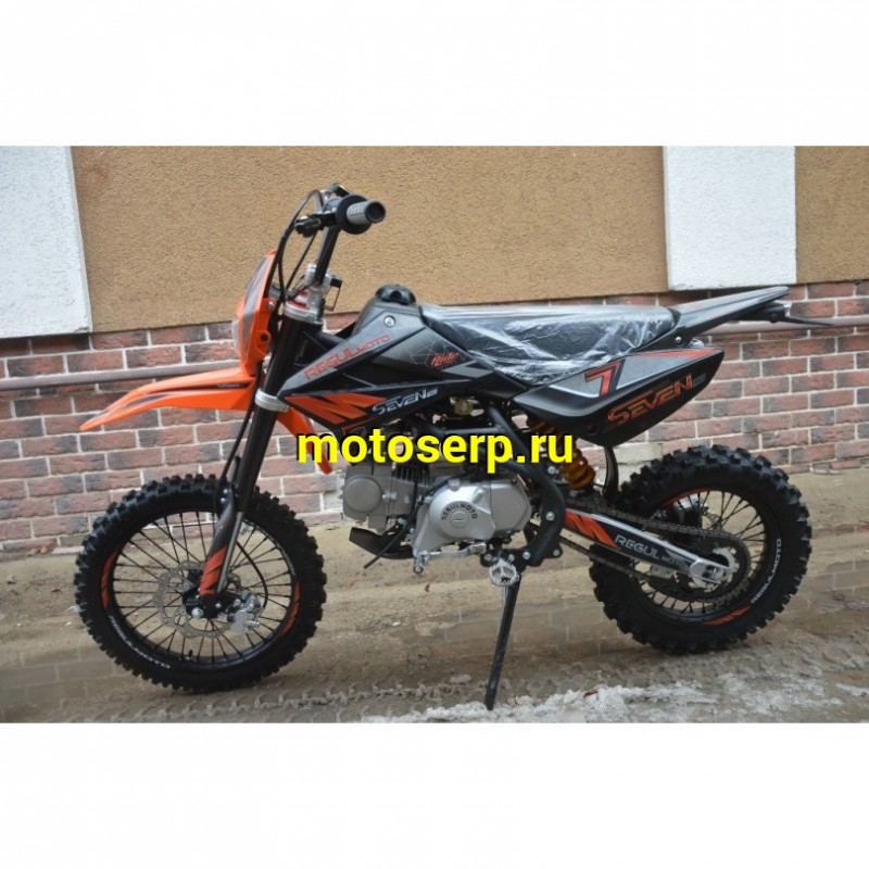 Купить  Питбайк Regulmoto SEVEN PRO 125 (50)сс (спортинв), 17/14, 4Т, 125сс. (шт) купить с доставкой по Москве и России, цена, технические характеристики, комплектация фото  - motoserp.ru