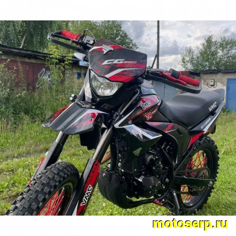 Купить  Мотоцикл внедорожный VMC ENDURO CG250 (ЭПТС), 250сс, 21/18, 4Т., 5 перед., диск (BY250GY-A) серия RX3000 (шт) (Vento купить с доставкой по Москве и России, цена, технические характеристики, комплектация фото  - motoserp.ru