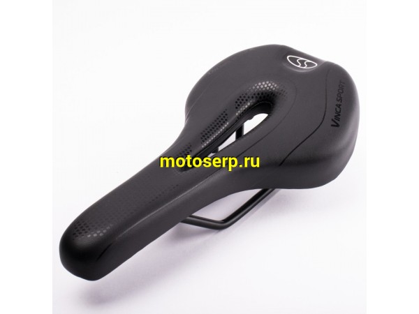 Купить  Седло спорт Vinca Sport с отверстием 270х145мм Вело (шт)  (Бар VS 94 купить с доставкой по Москве и России, цена, технические характеристики, комплектация фото  - motoserp.ru