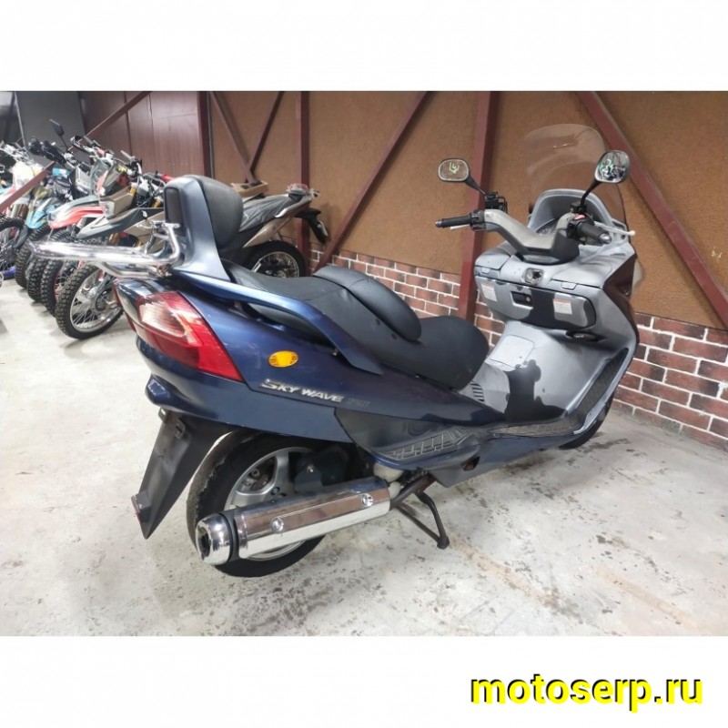 Купить  ====Максискутер Suzuki Skywave 250S 2002 г.в.38635км Из Японии,без пробега по РФ  купить с доставкой по Москве и России, цена, технические характеристики, комплектация фото  - motoserp.ru