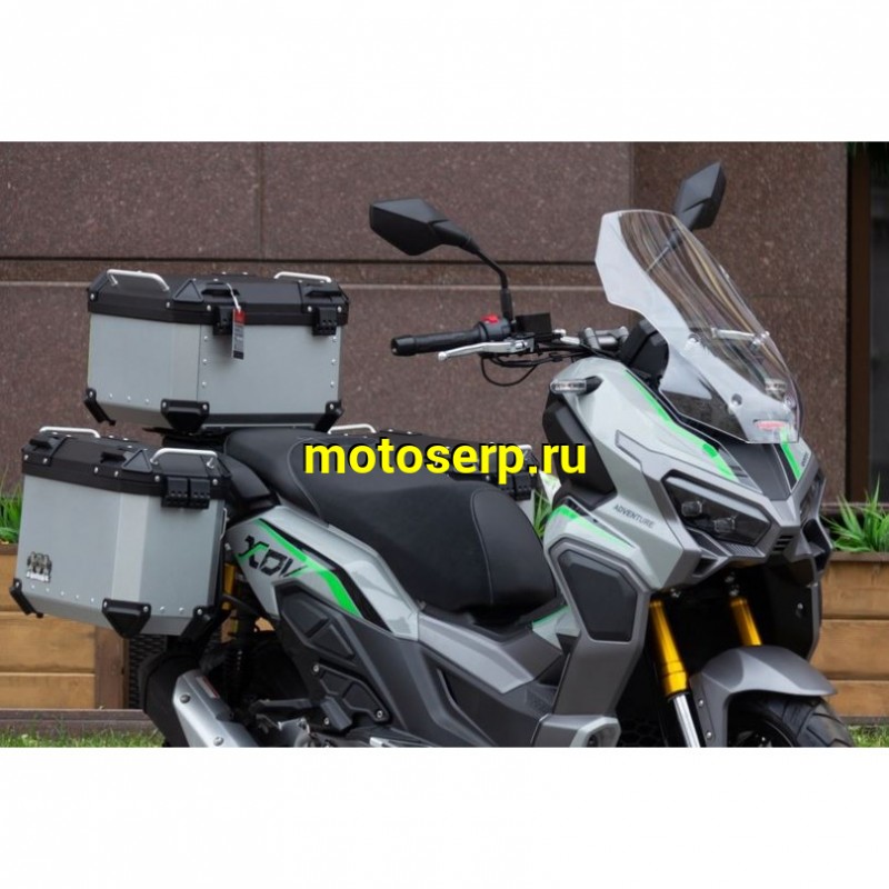 Купить  Скутер Regulmoto XDV 300CC 4T (реплика HONDA X-ADV 750) двиг APRILIA SR MAX 300, ABS, инжект., спицы,  вариатор, подвеска KYB + кофры  (шт) купить с доставкой по Москве и России, цена, технические характеристики, комплектация фото  - motoserp.ru