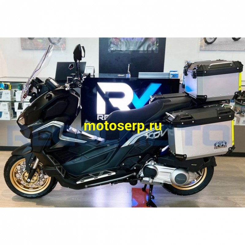 Купить  Скутер Regulmoto XDV 300CC 4T (реплика HONDA X-ADV 750) двиг APRILIA SR MAX 300, ABS, инжект., спицы,  вариатор, подвеска KYB + кофры  (шт) купить с доставкой по Москве и России, цена, технические характеристики, комплектация фото  - motoserp.ru