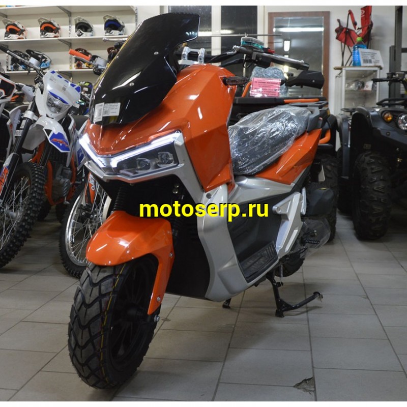 Купить  Скутер TRACER ADV 50 (Трейсер АДВ) (реплика HONDA X-ADV) 50cc  4Т, кол.13", диск./диск. (зал) (шт) 01250 (MM 47211 купить с доставкой по Москве и России, цена, технические характеристики, комплектация фото  - motoserp.ru