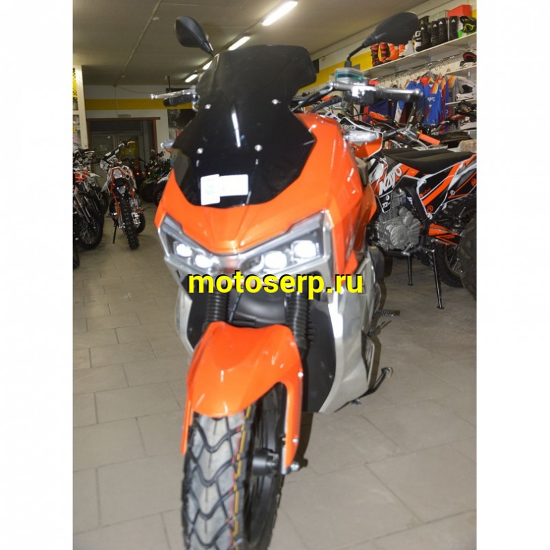 Купить  Скутер TRACER ADV 50 (Трейсер АДВ) (реплика HONDA X-ADV) 50cc  4Т, кол.13", диск./диск. (зал) (шт) 01250 (MM 47211 купить с доставкой по Москве и России, цена, технические характеристики, комплектация фото  - motoserp.ru