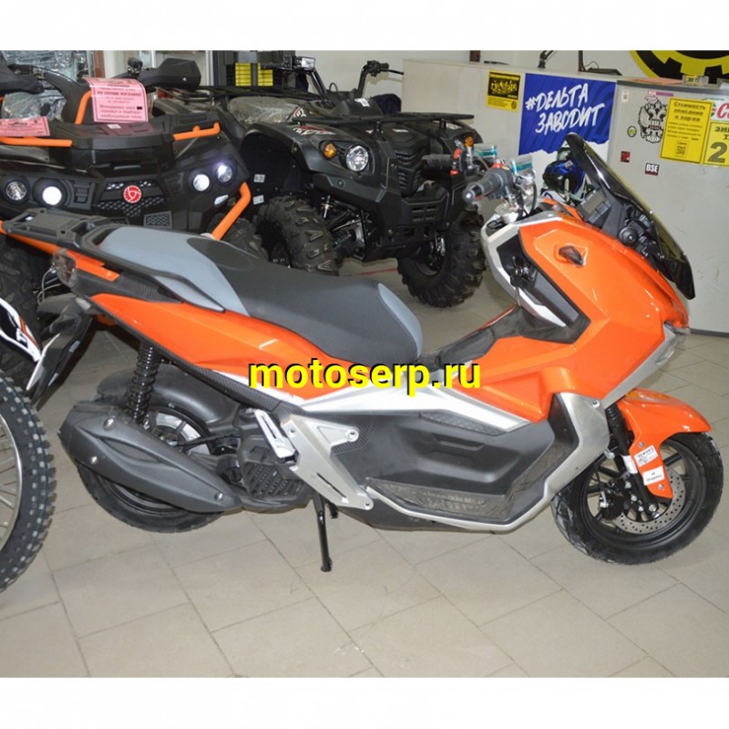 Купить  Скутер TRACER ADV 50 (Трейсер АДВ) (реплика HONDA X-ADV) 50cc  4Т, кол.13", диск./диск. (зал) (шт) 01250 (MM 47211 купить с доставкой по Москве и России, цена, технические характеристики, комплектация фото  - motoserp.ru