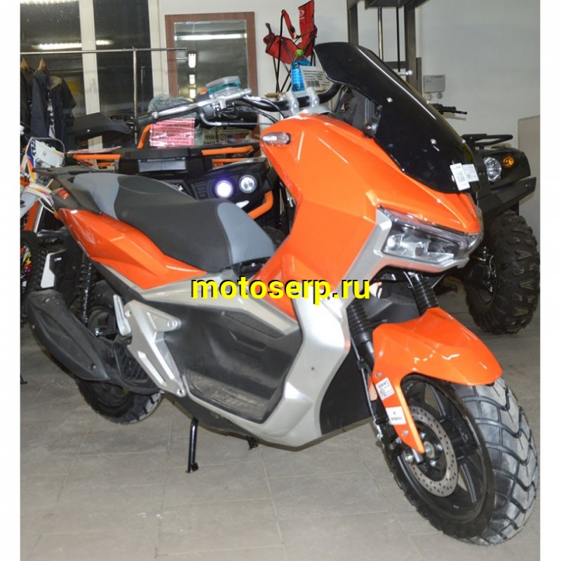 Купить  Скутер TRACER ADV 50 (Трейсер АДВ) (реплика HONDA X-ADV) 50cc  4Т, кол.13", диск./диск. (зал) (шт) 01250 (MM 47211 купить с доставкой по Москве и России, цена, технические характеристики, комплектация фото  - motoserp.ru