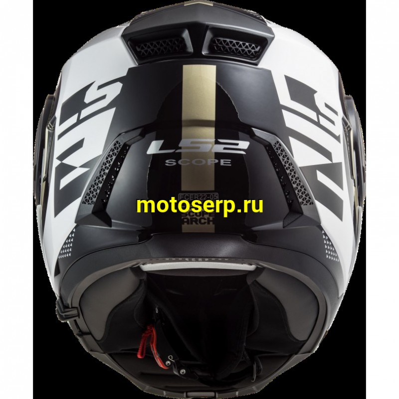 Купить  Шлем трансформер (модуляр) LS2 FF902 SCOPE ARCH Gloss White Titanum XL (шт) (LS2 купить с доставкой по Москве и России, цена, технические характеристики, комплектация фото  - motoserp.ru