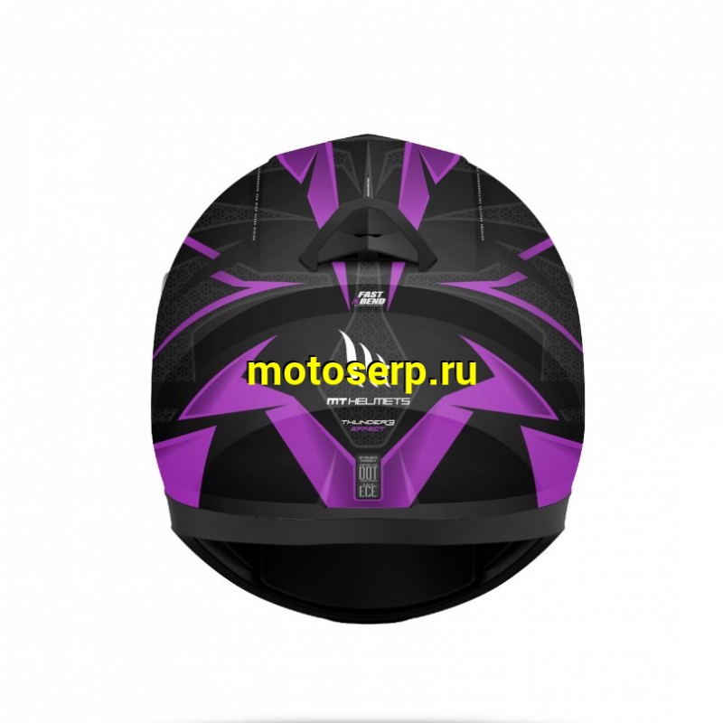 Купить  Шлем закрытый MT THUNDER EFFECT gloss black fucsia (M) интеграл (шт) (LS2 купить с доставкой по Москве и России, цена, технические характеристики, комплектация фото  - motoserp.ru