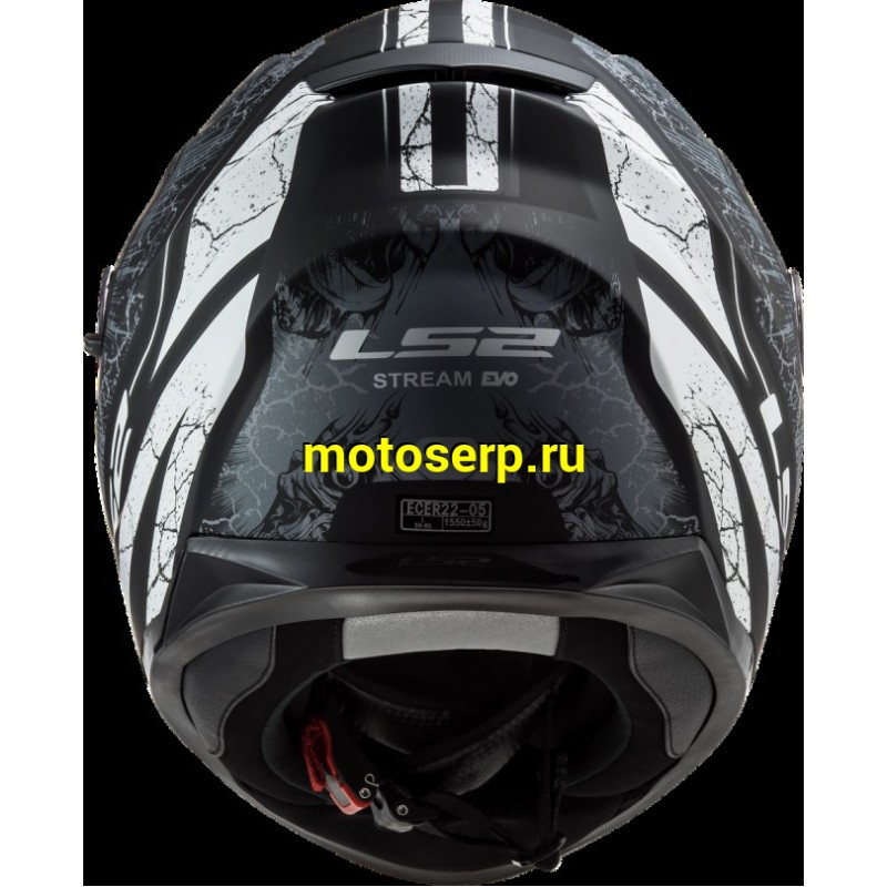 Купить  Шлем закрытый LS2 FF320 STREAM EVO THRONE Matt BlackTitanium (XL) интеграл (шт) (LS2 купить с доставкой по Москве и России, цена, технические характеристики, комплектация фото  - motoserp.ru