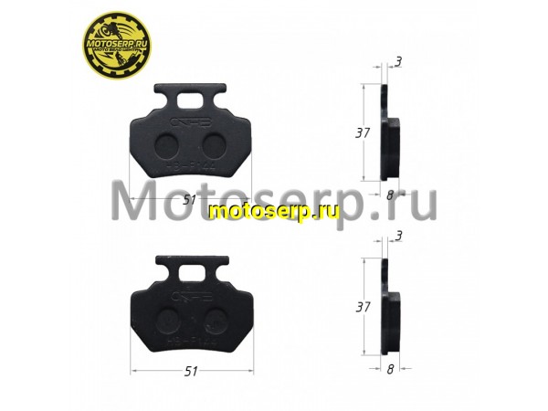 Купить  Колодки тормозные диск KAYO (пер/зад) AU150,AU150CVT,AU180,задние AT110,AU125, пер. AU200, KAYO BULL 2B, BULL 3C (2020г) и др. (комп)  (SM 151-1600  купить с доставкой по Москве и России, цена, технические характеристики, комплектация фото  - motoserp.ru