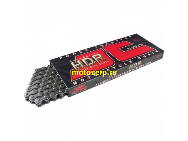 Купить  Цепь приводная (428х128) JTC 428HDR 128 без сальников/замок-защелка (до 200ссm) JTC428HDR128SL JP(шт) купить с доставкой по Москве и России, цена, технические характеристики, комплектация фото  - motoserp.ru